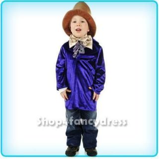 Willy Wonka Costume   Roald Dahl Book Character   Childrens Fancy 