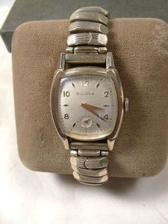 1951 Bulova 21j Fifth Avenue Mans Wristwatch 10K GF