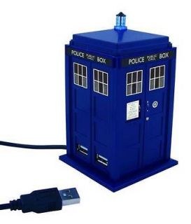 DOCTOR WHO 11TH DOCTOR TARDIS USB HUB   NEW