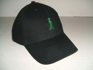 NEW GREAT LOOKING BLACK GEICO GECKO BASEBALL HAT (CAP)