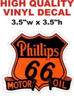 Vintage Style Phillips 66 Motor Oil Gas Pump Decal   The Best