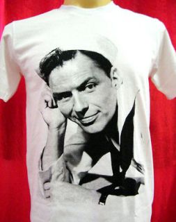 Frank Sinatra Classic Movie music white men t shirt size XL
