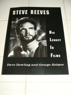 STEVE REEVES HIS LEGACY IN FILMS (BRAND NEW) VERY RARE!!!!!