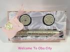   Girl Birth Certificate Holder and My First Tooth & Curl Set   Pink