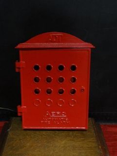 Fire Alarm Box marked ADT & AERO Automatic Fire Antique