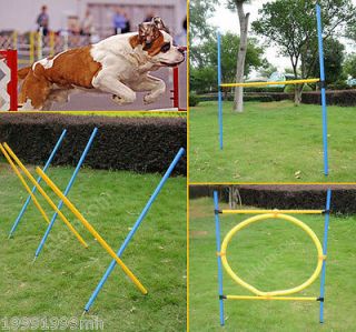   Agility Trainging Exercise Pole Jump Leap New Pet Toys Supply Security