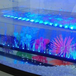 Brand New Aquarium Fish Tank 18 Inch 18 Blue LED Bubble Decoration 