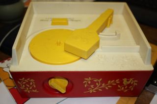 Vintage Fisher Price Music Box Record Player 1971 Old Classic Toy Made 