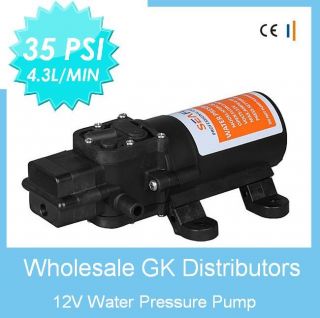   RV WATER PRESSURE SYSTEM AUTOMATIC PUMP REPLACES FLOJET 35 PSI 1.2 GPM