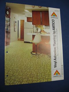 AMTICO Asbestos Floor Tile Catalog American Biltrite Rubber Co 1972