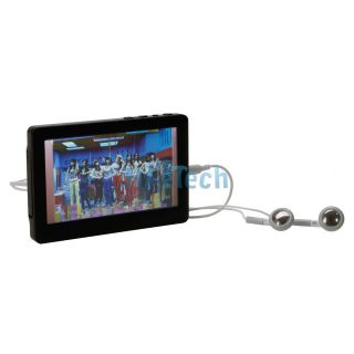   4GB 4G Touch Screen  MP4 Player with FM Radio Recorder Black