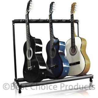   Holder Guitar Folding Stand Rack Band Stage Bass Acoustic Guitar
