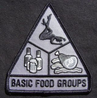 BASIC FOOD GROUPS ARMY MORALE ISAF MILITARY MILSPEC SWAT BLACK OPS 
