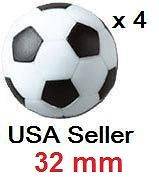   32 mm 1.25 SOCCER TABLE football FOOSBALL BALLs Wholesale lot of 4