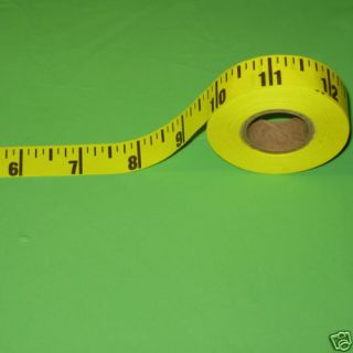 12 Rolls table sticky measuring Adhesive Tape Ruler plastic read in 