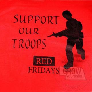 Randys Garage Red Friday Military Adult T Shirt