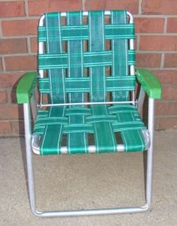   Childs Childrens Aluminium Webbed Folding Outdoor Lawn Deck Chair