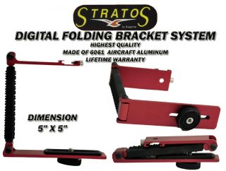 STRATOS Mini Quick Flip Folding Flash Bracket  6061 AIRCRAFT ALUMINUM 