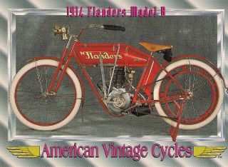 Vintage Cycles 1914 Flanders Model B Motorcycle Engine Single Cylinder 