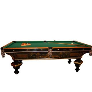 Antique Brunswick pool table in Tables