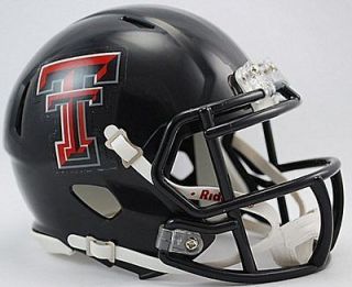   Tech Red Raiders Riddell NCAA Revolution Speed Mini Football Helmet