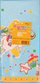 RAINBOW BRITE Party TABLE COVER Decoration Tablecloth Birthday Doll 