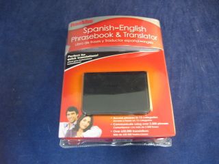 FRANKLIN TES 121 SPANISH ENGLISH Phrasebook and Translator (used good 