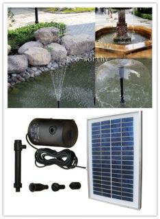 solar pump DC12V 24V for water features 20W 12V solar panel for 