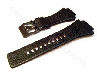 Black Leather Diesel Watch Strap to Fit Diesel Watch Model DZ4147