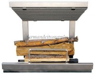 EARTHS FLAME EF36NG STAINLESS STEEL WOOD BURNING FIREPLACE GRATE 