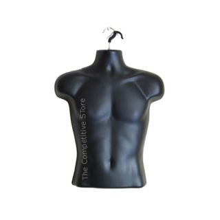 Male Black Mannequin Torso Form   Great Display For Small And Medium T 