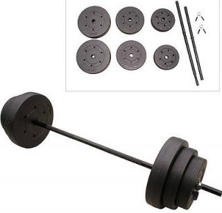 100 lbs Weights Golds Gym Weight Lifting Plates Steel Bar Collars   6 