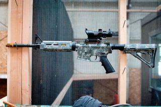 KWA M4A1 Airsoft Gun M4 Rifle Custom Hydro Dip With ACOG Red Dot