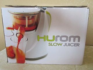 HUROM SLOW LOW SPEED TECHNOGOLY JUICER JUICING SYSTEM BRAND NEW IN BOX 