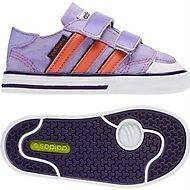 Adidas Clemente infant kids Girls velcro strap Trainers 3 9.5
