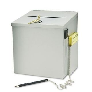 Buddy   562032   Recycled Steel Suggestion Box with Locking Top 