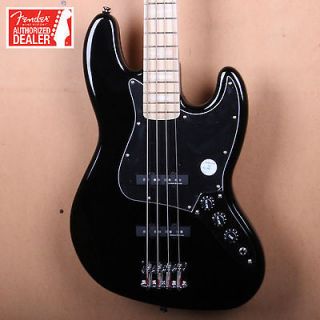 Squier by Fender Vintage Modified Jazz Bass 77 Black Electric Bass 
