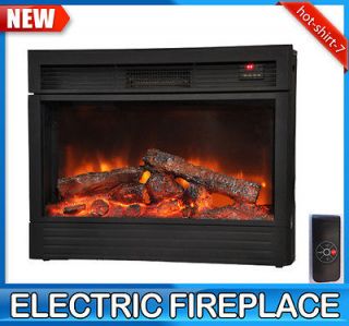 29.7 Freestanding Electric Fireplace LED Fire Lamp Heater With Remote 