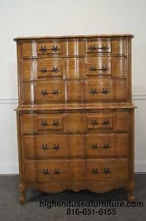 THOMASVILLE Tableau French Provincial 39 Six Drawer Chest on Chest