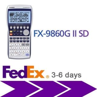 New Casio FX 9860G II SD   Mini Scientific Graphing Calculator with 