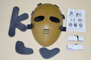 ET Aliens Full Face Guard Safety Tactical SWAT Protective Mask Airsoft 