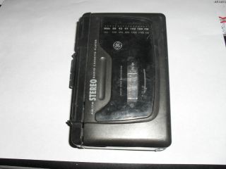 GE Portable Cassette Player Model 3 5493A