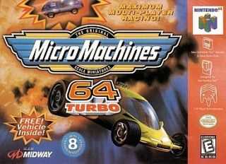 Micro Machines 64 Turbo (Nintendo 64, 1999)Cartridge Only!!!