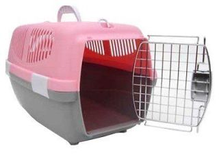 Brand New Dog Cat Pet Kennel Travel Crate Cage Carrier Z100L Pink