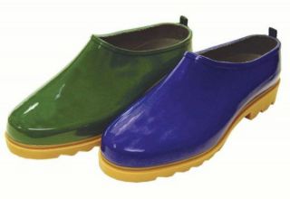 Rain Garden Clog Shoes Waterproof Rubber Green 8 M NEW