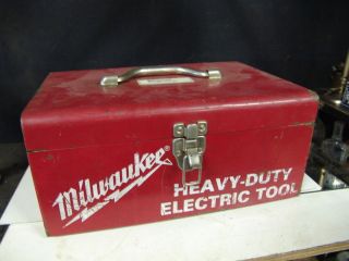 Milwaukee Heavy Duty Electric Tool Box w Heavy Duty 2500 RPM 