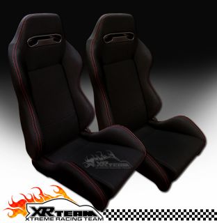   Reclinable Racing Seats+Sliders Honda/Acura (Fits: 2012 Honda CR V