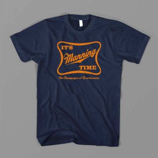   Time THE Denver Broncos FOOTBALL Peyton Manning Jersey TEE T Shirt
