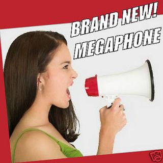   Megaphone Foldable Bullhorn Handheld Loud Voice Amplifier Speaker