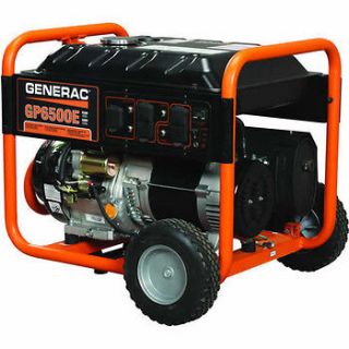 Generac GP6500E GP 6,500 Watt Portable Generator 5941R